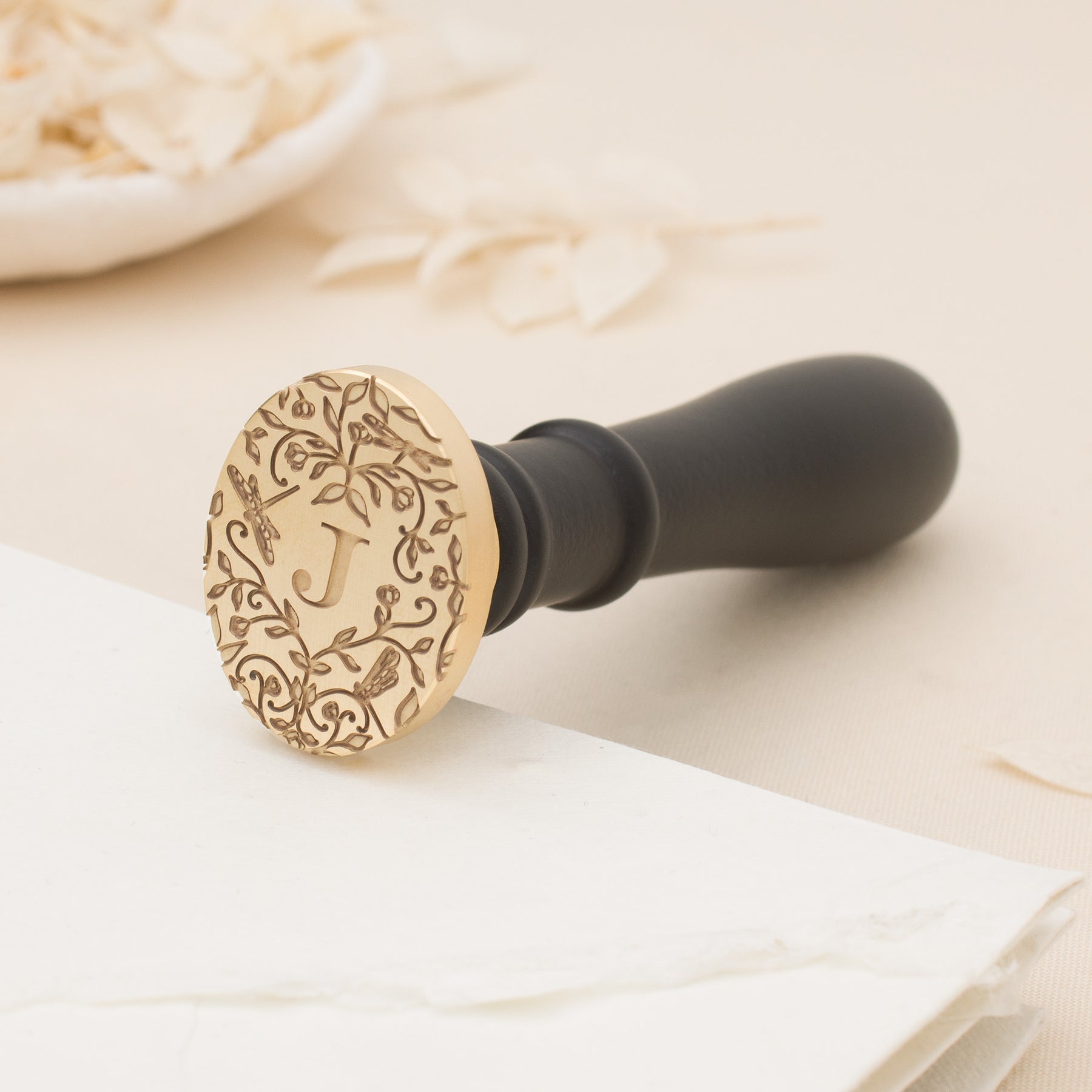 Gothic Single Initial Wax Seal Stamp (6 Fonts)