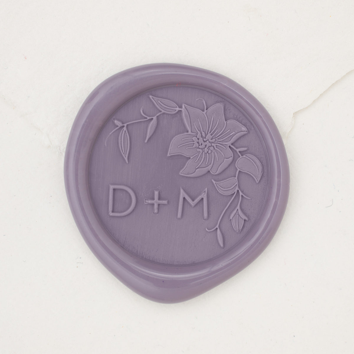 Clematis Monogram Wax Seals