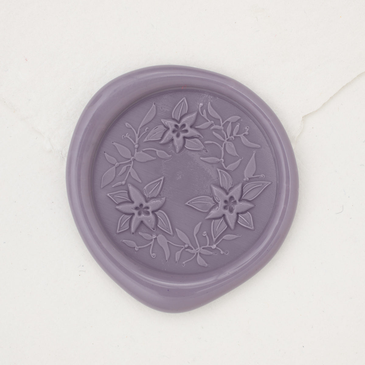 Poinsettia Wreath Wax Seals