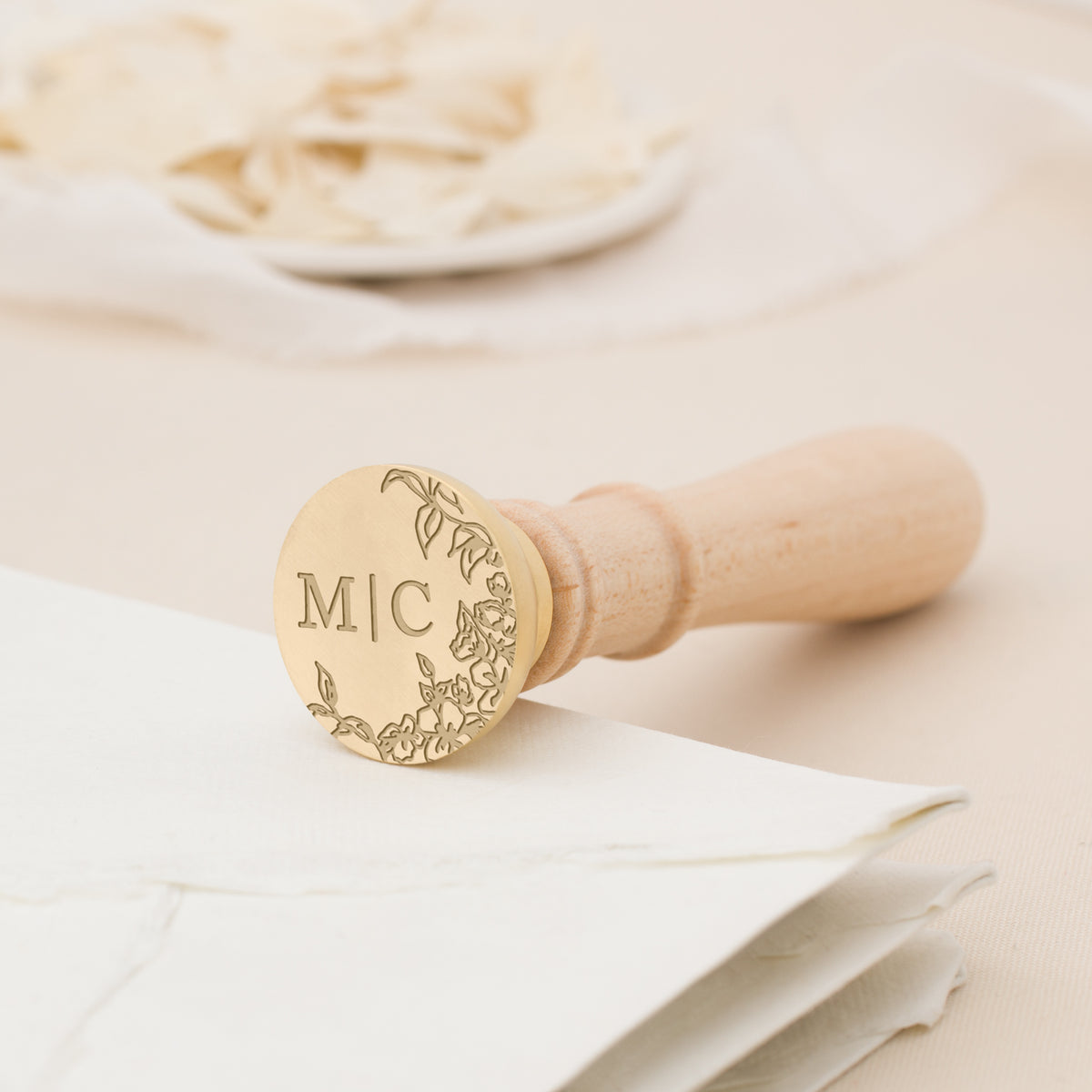 Lena Monogram Wax Stamp