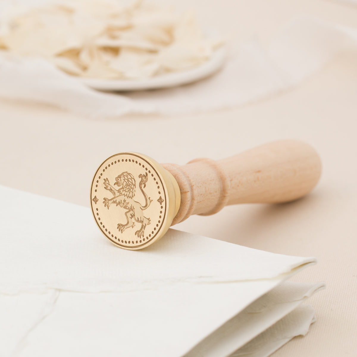 Leo Crest Wax Stamp