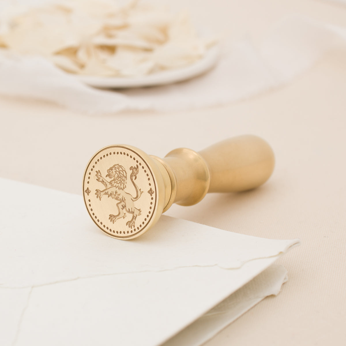 Leo Crest Wax Stamp