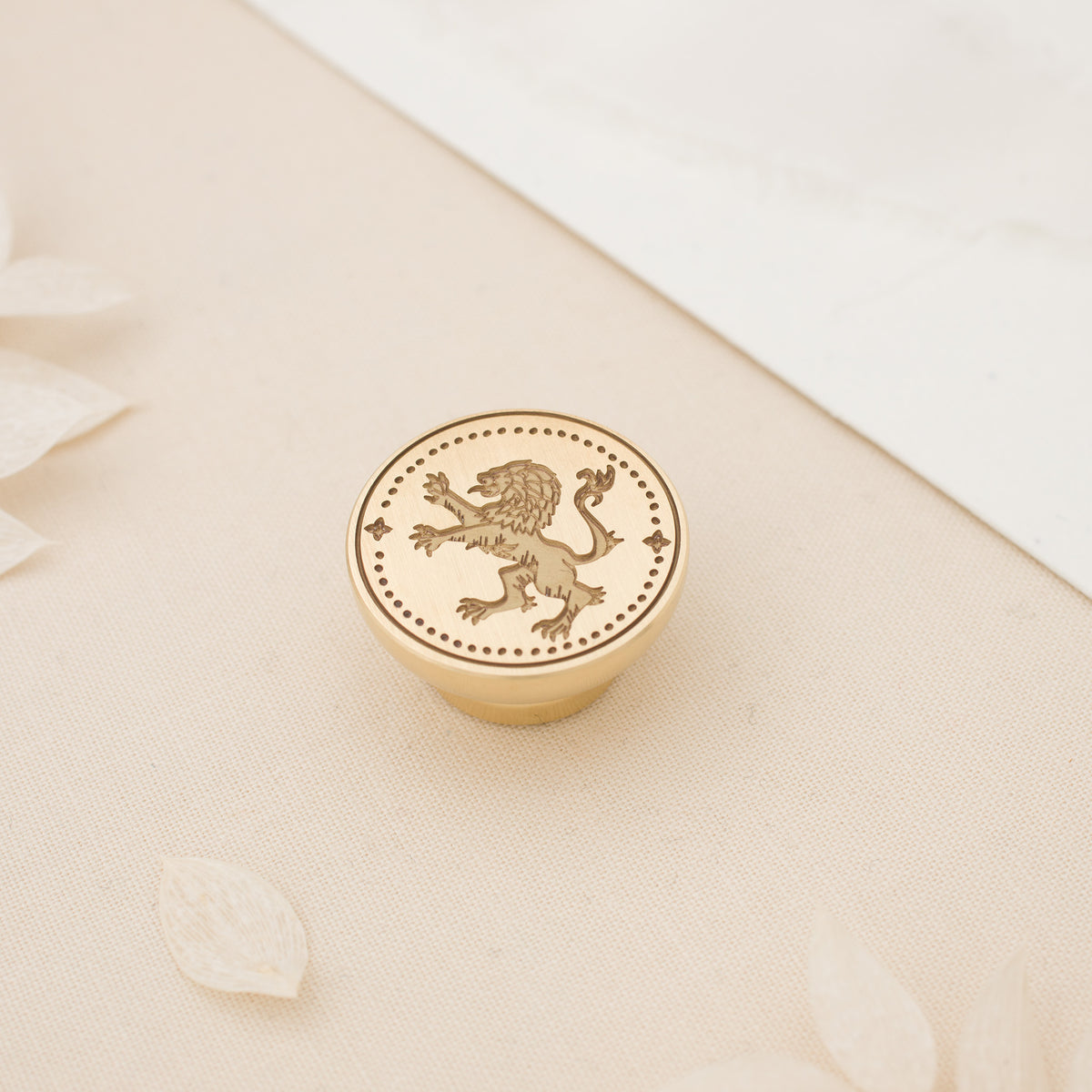 Leo Crest Wax Stamp