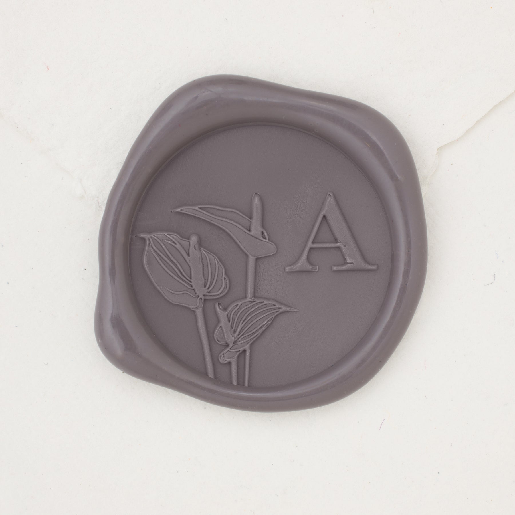Anthurium Single Initial Wax Seals