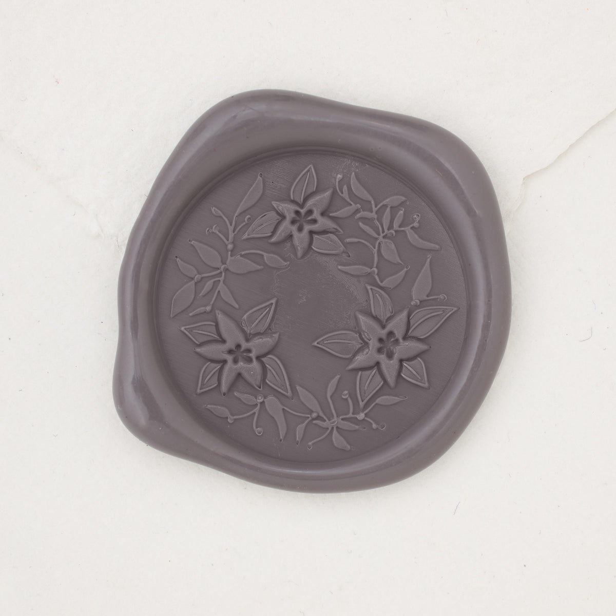 Poinsettia Wreath Wax Seals