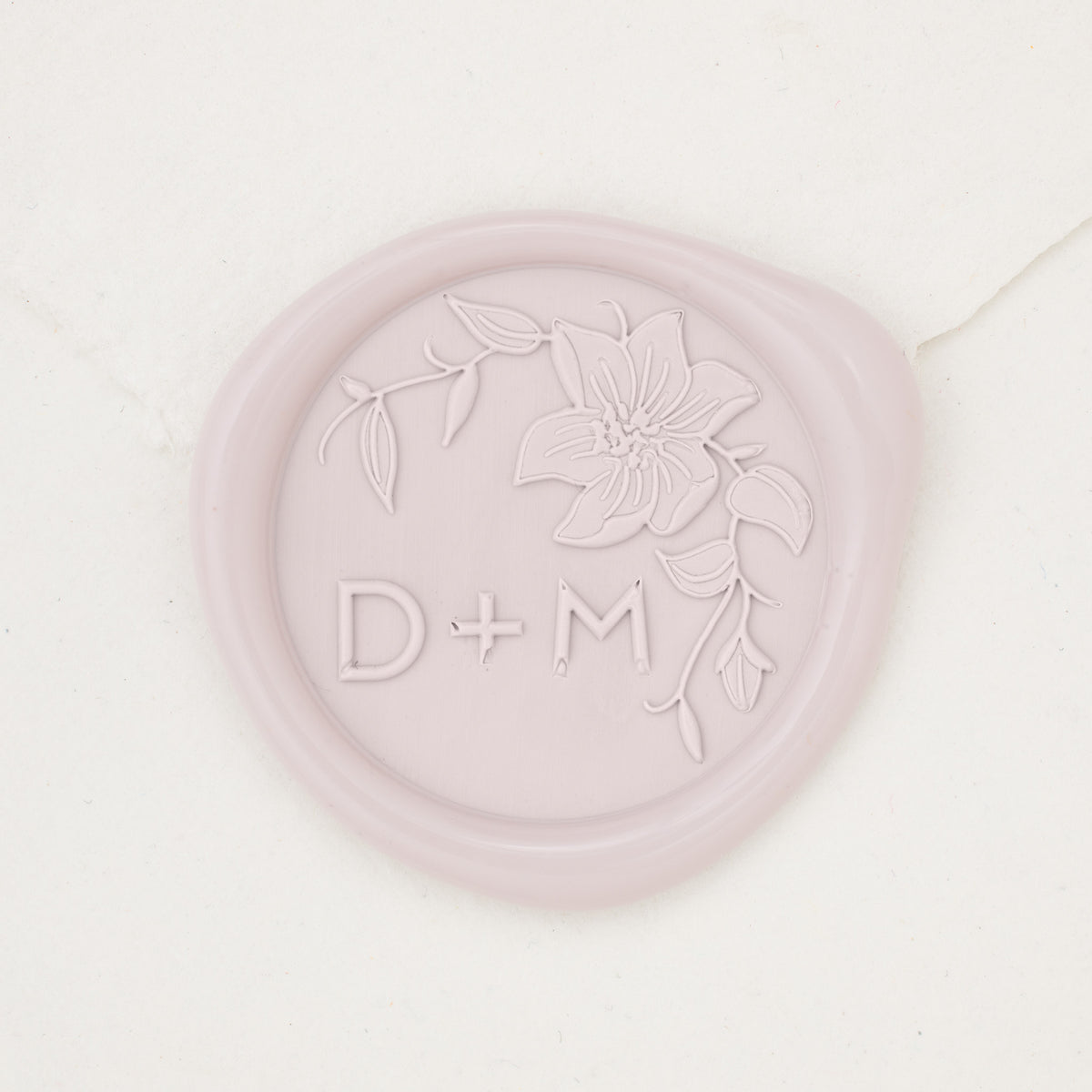 Clematis Monogram Wax Seals