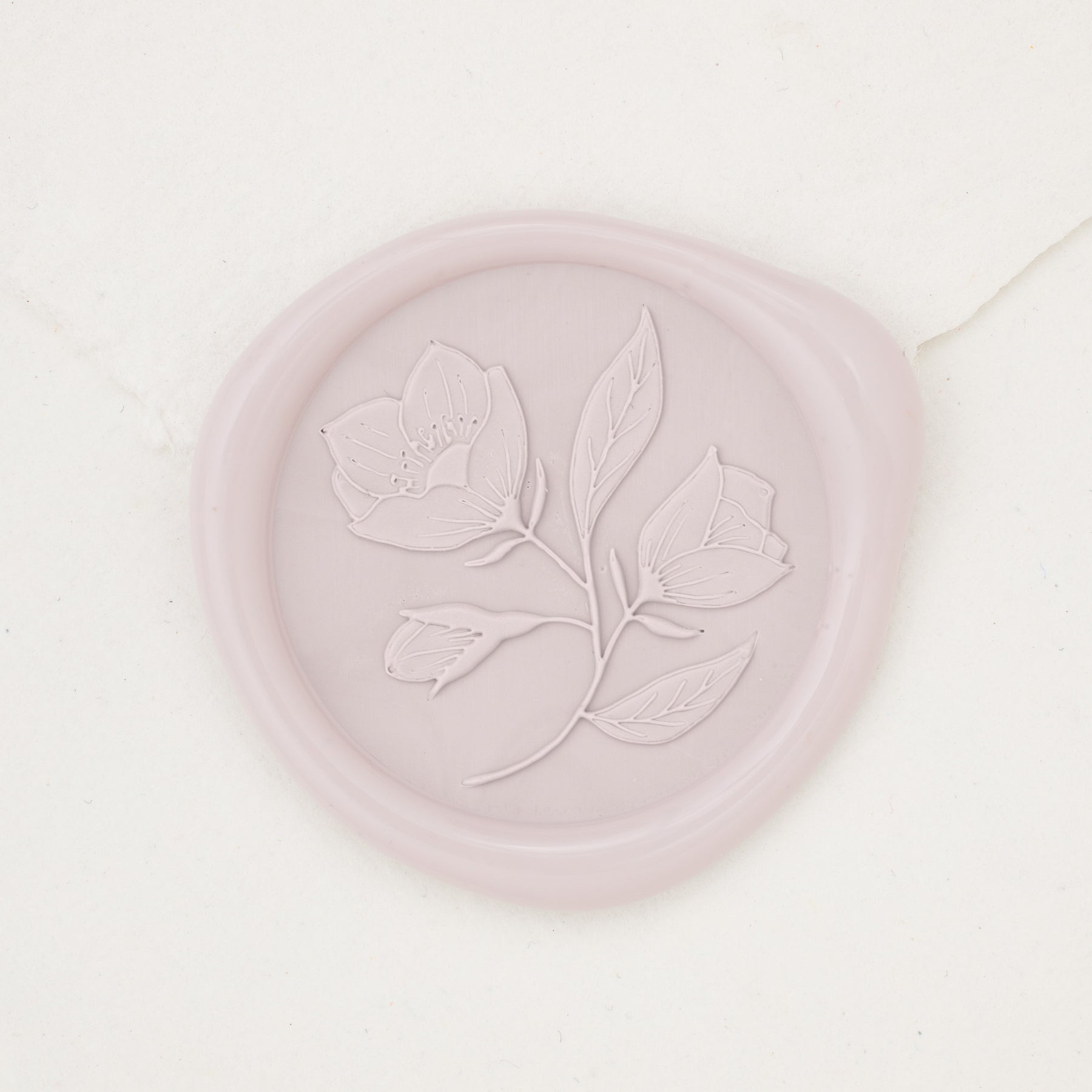 Decorate your mails and enveloppes with a flower rose wax seal stamp.