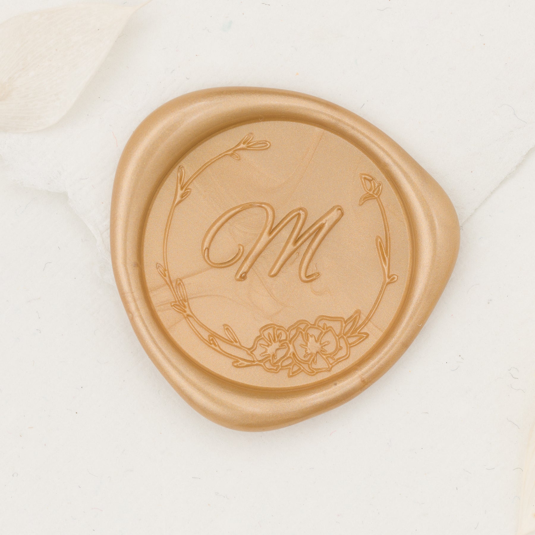 PERSONALIZED WAX SEAL STAMP CUSTOM DESIGN WITH SEALING WAX 50s