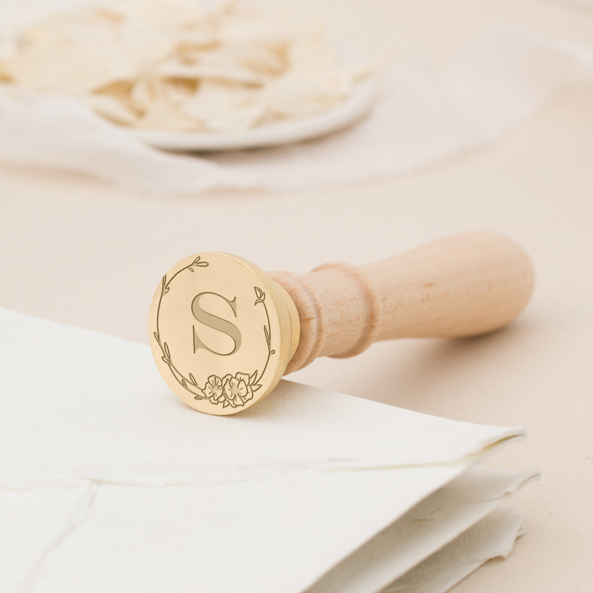 Lucy Single Initial Wax Stamp