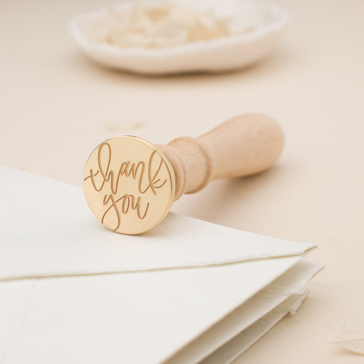 Modern Thank You Wax Stamp