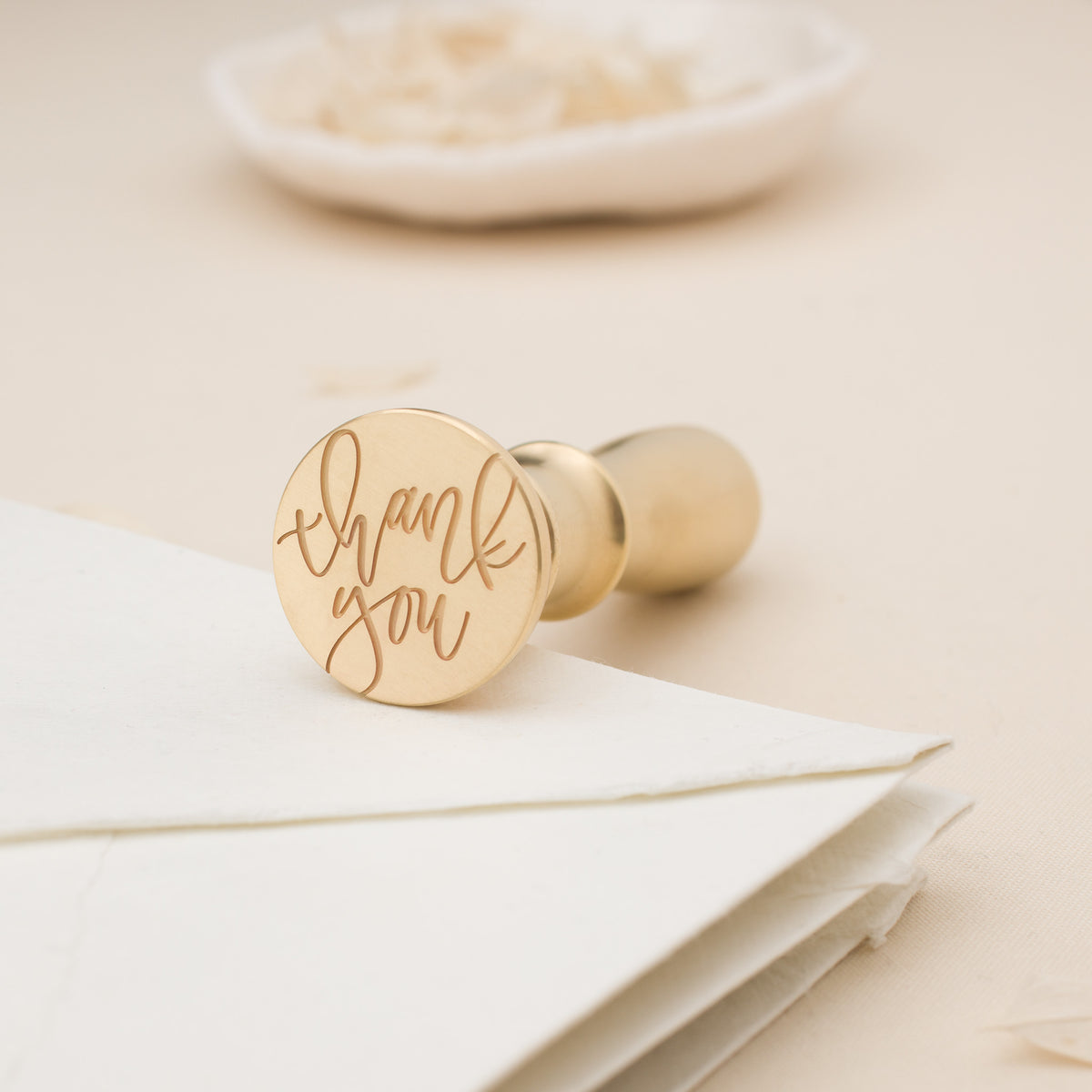 Modern Thank You Wax Stamp