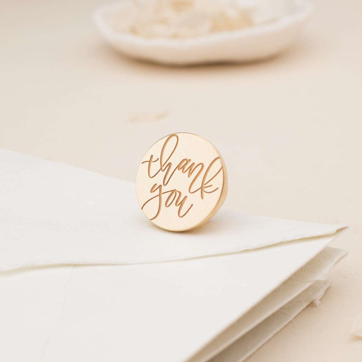 Modern Thank You Wax Stamp