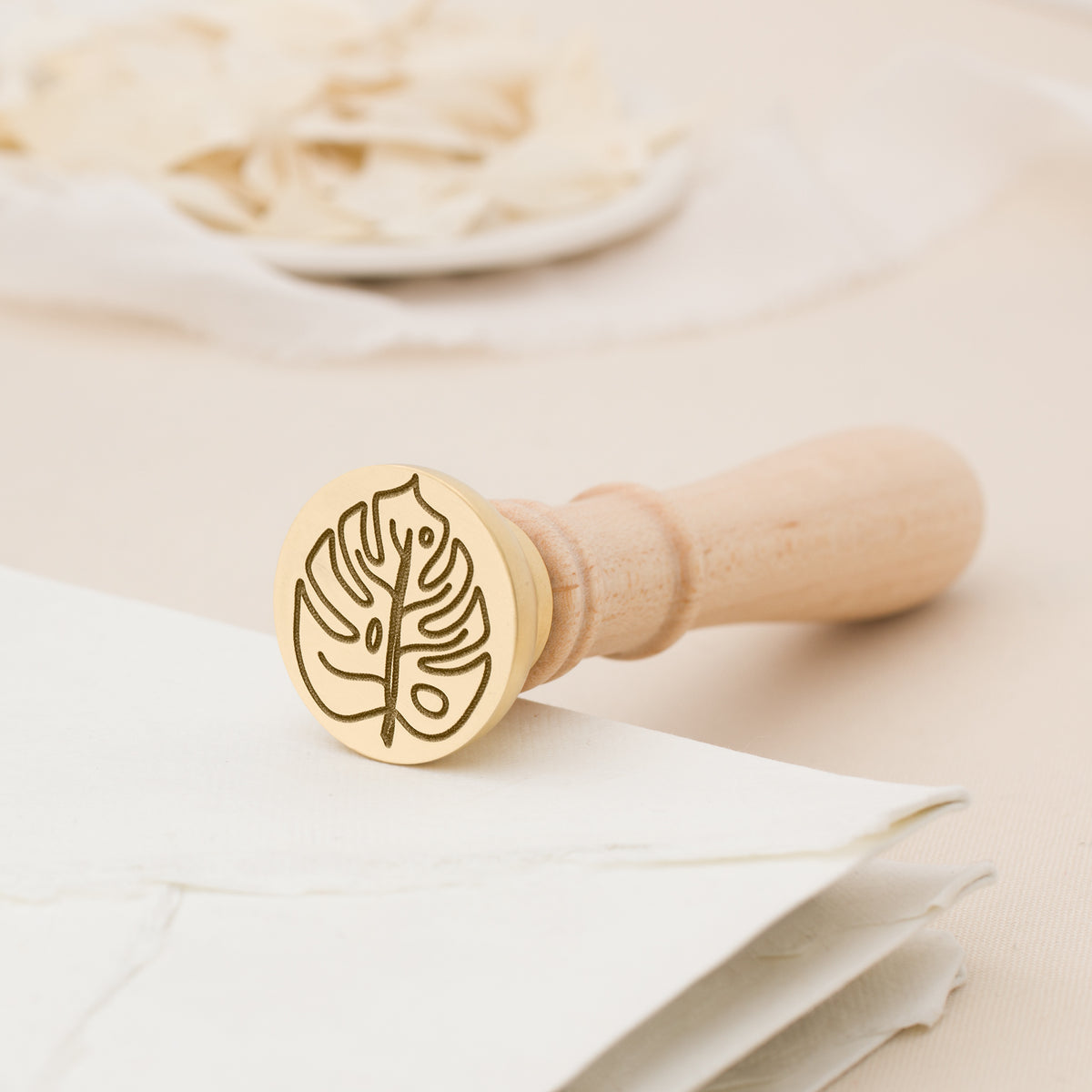 Monstera Love Wax Stamp