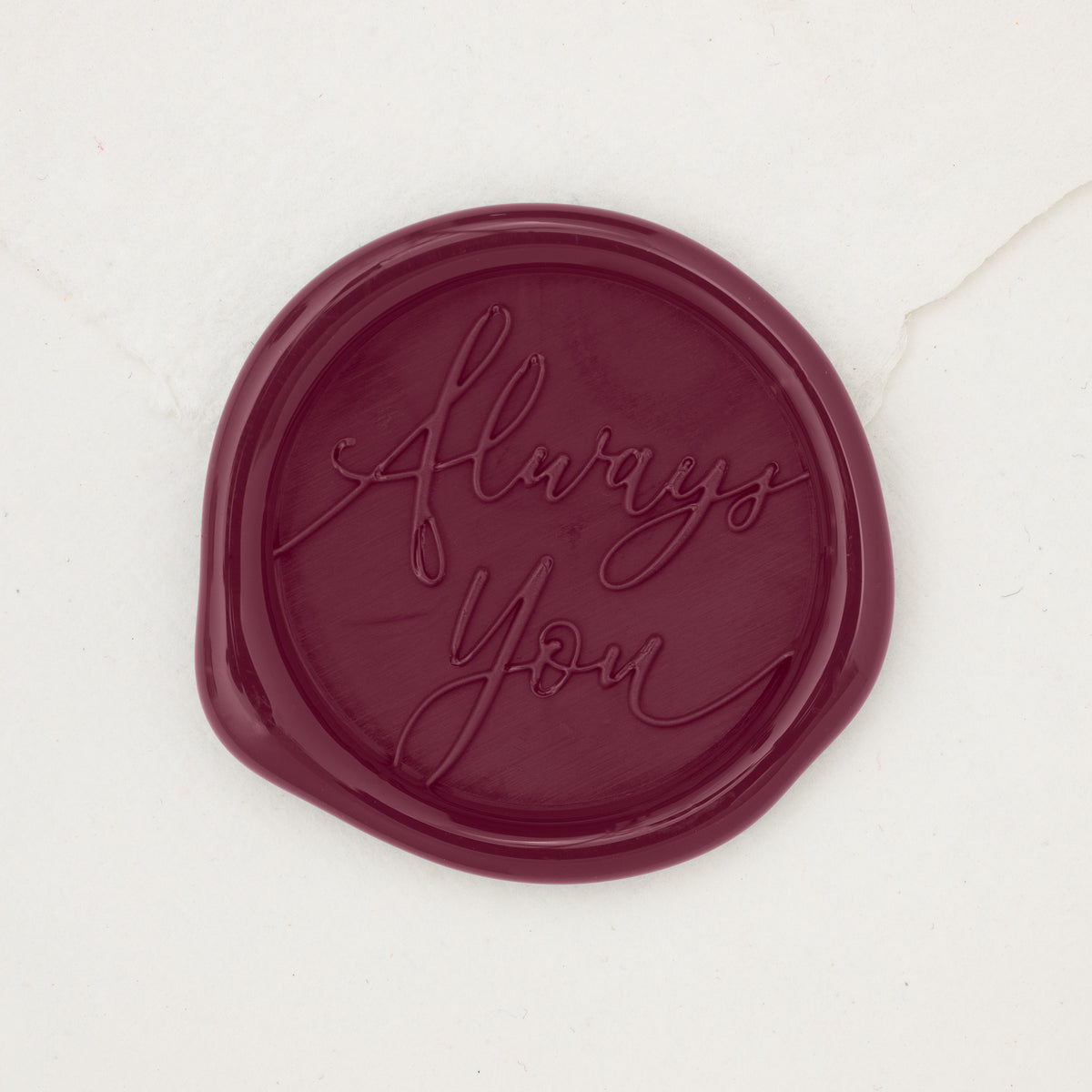 Always You Script Wax Seals