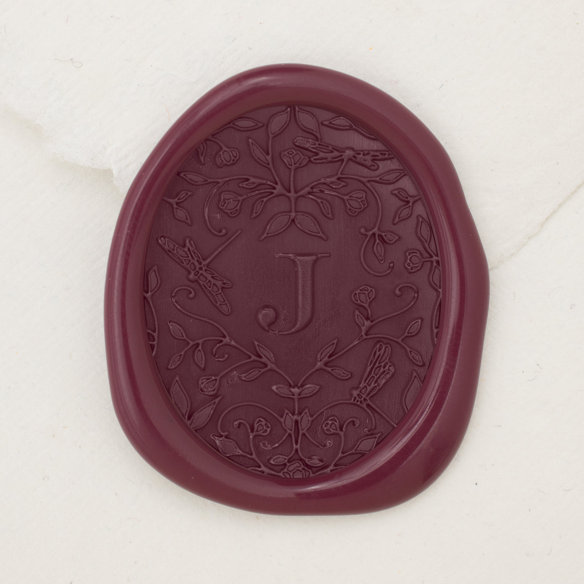 June Single Initial Wax Seals