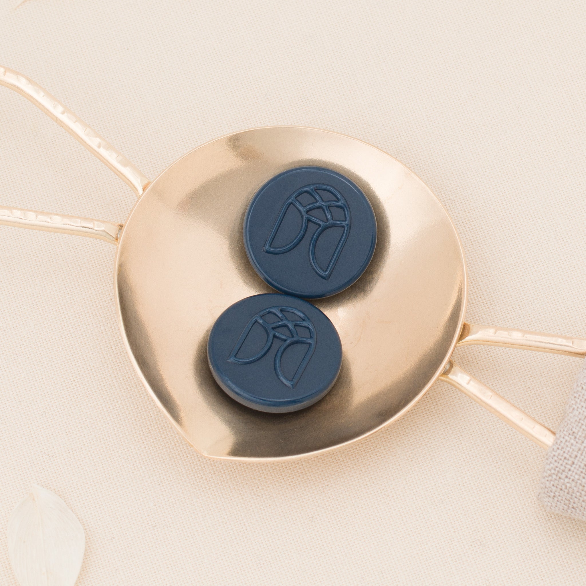 Navy Blue Sealing Wax Beads (50 Pack)