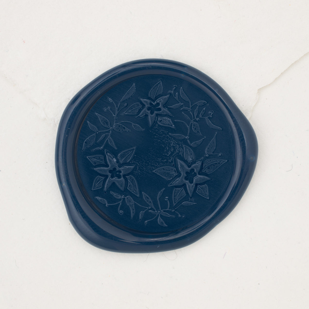 Poinsettia Wreath Wax Seals