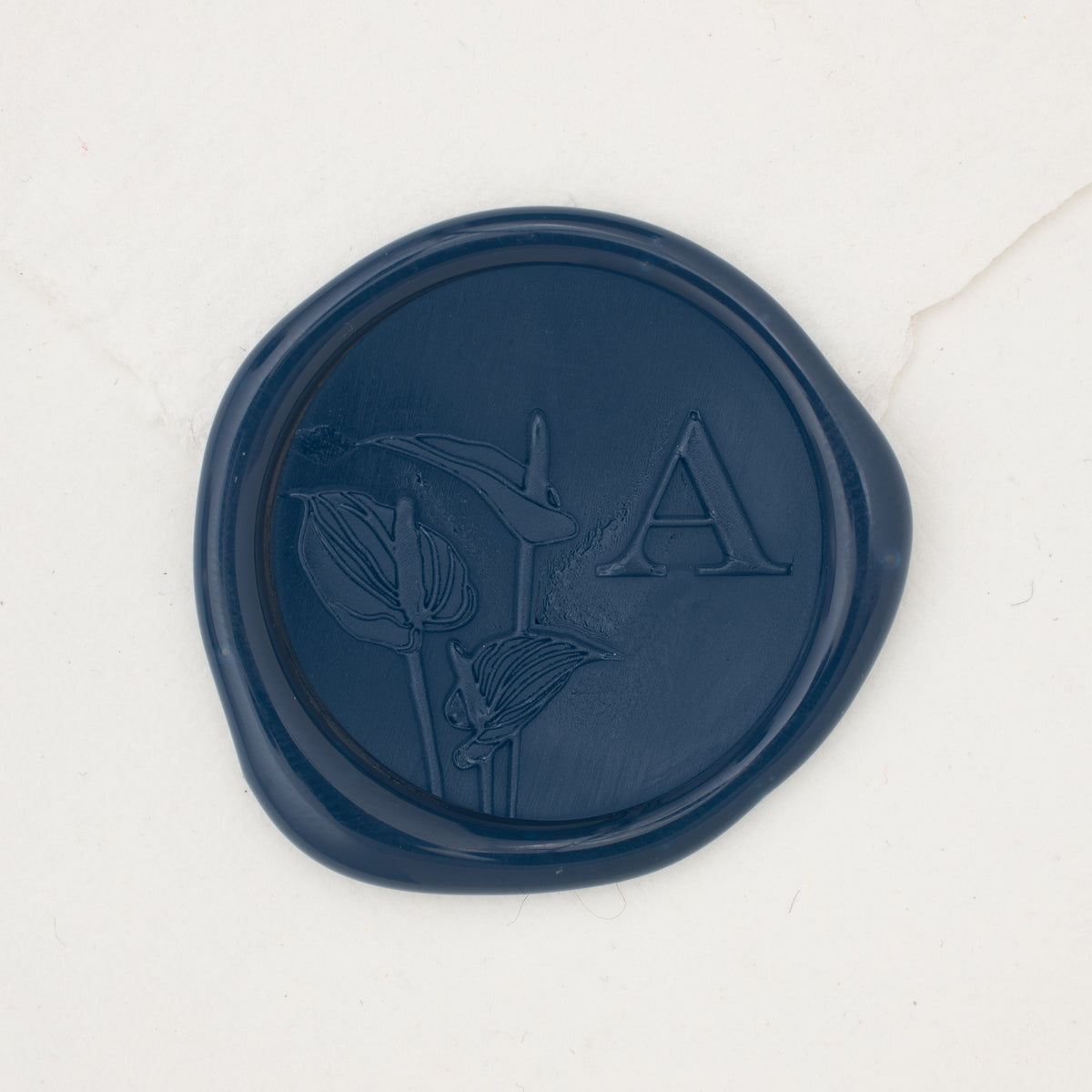 Anthurium Single Initial Wax Seals