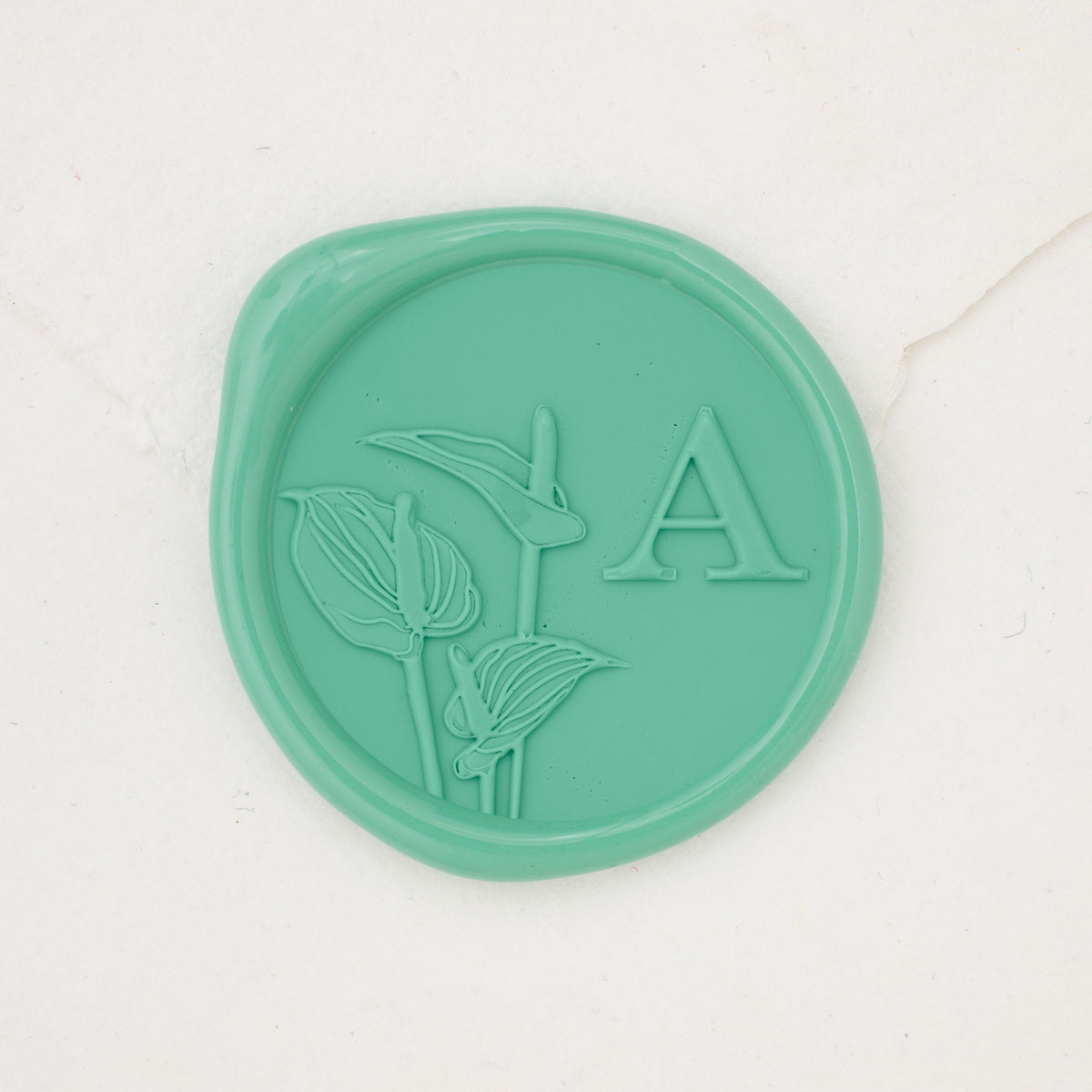 Anthurium Single Initial Wax Seals