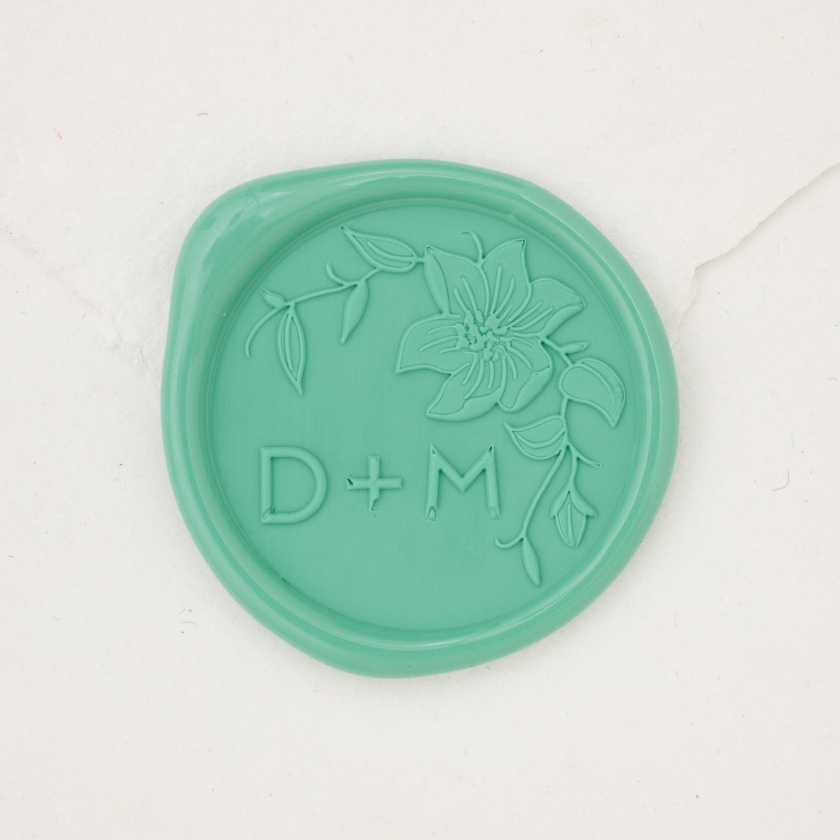 Clematis Monogram Wax Seals