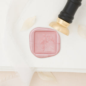 Orchid Airmail Wax Stamp