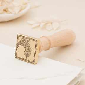Orchid Airmail Wax Stamp