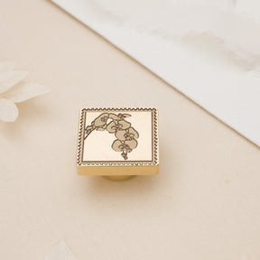 Orchid Airmail Wax Stamp