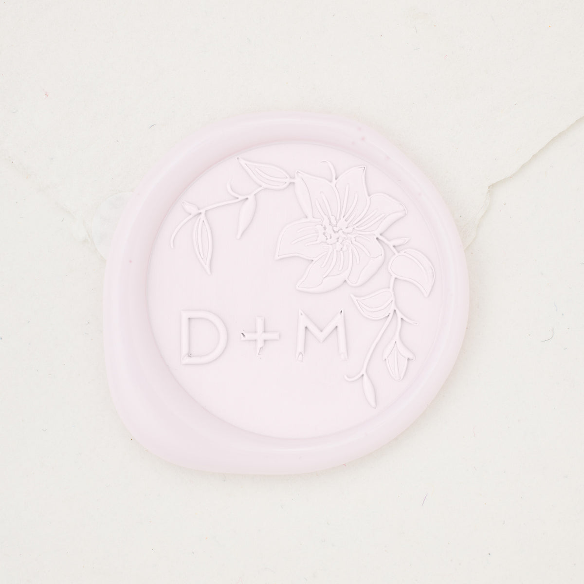 Clematis Monogram Wax Seals