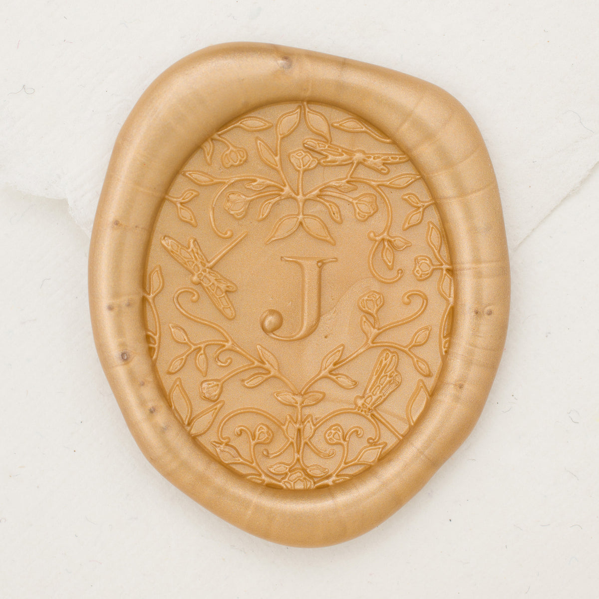 June Single Initial Wax Seals