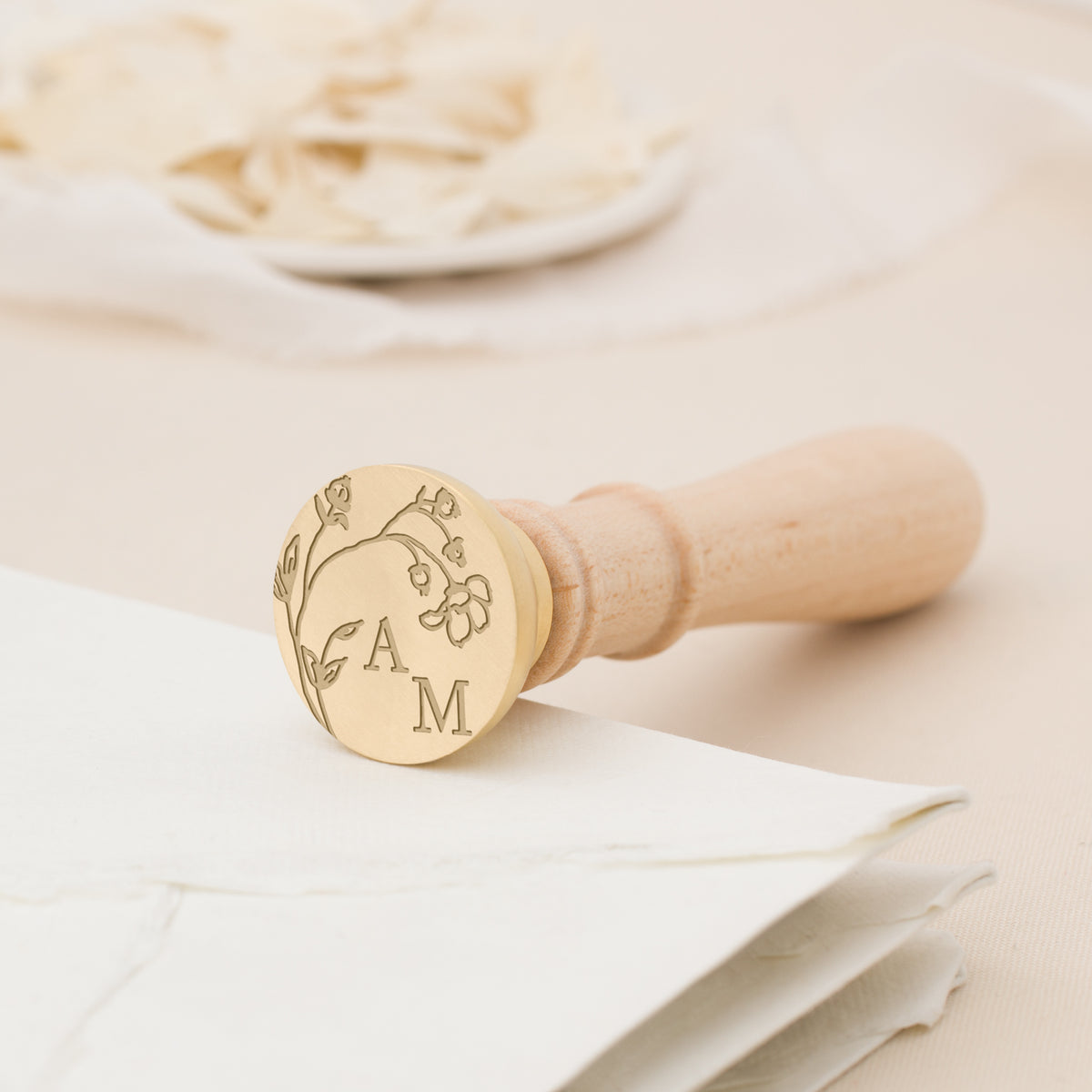 Rosalie Monogram Wax Stamp