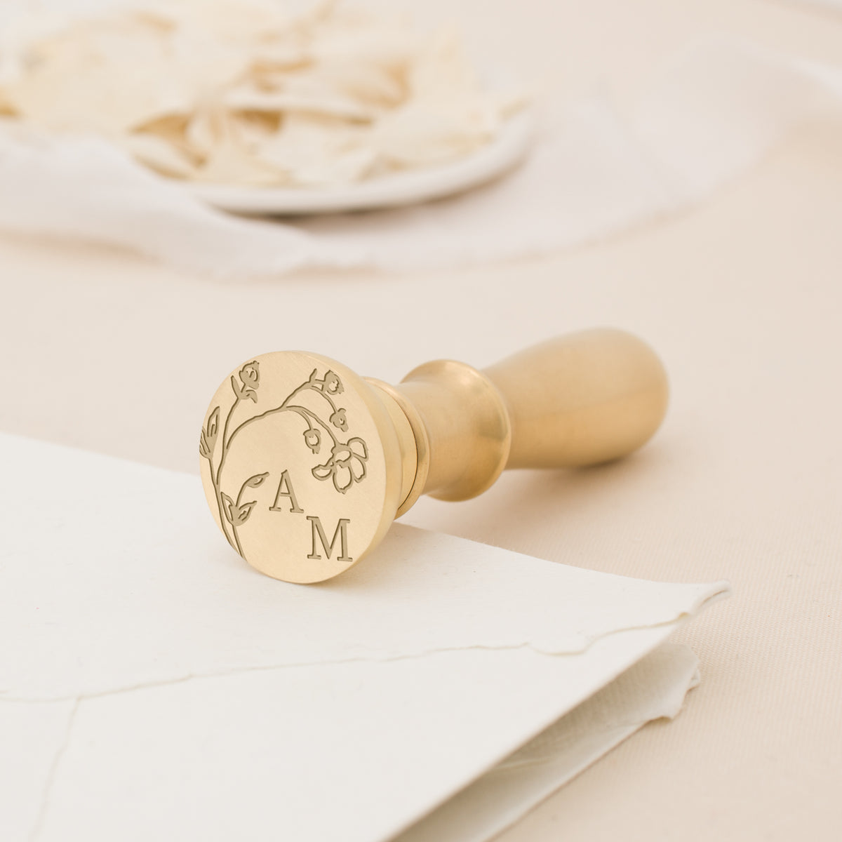 Rosalie Monogram Wax Stamp