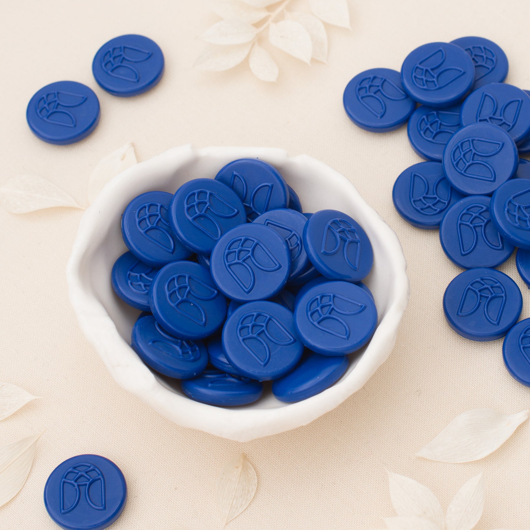 100 Count Metallic Cobalt Blue Sealing Wax Beads