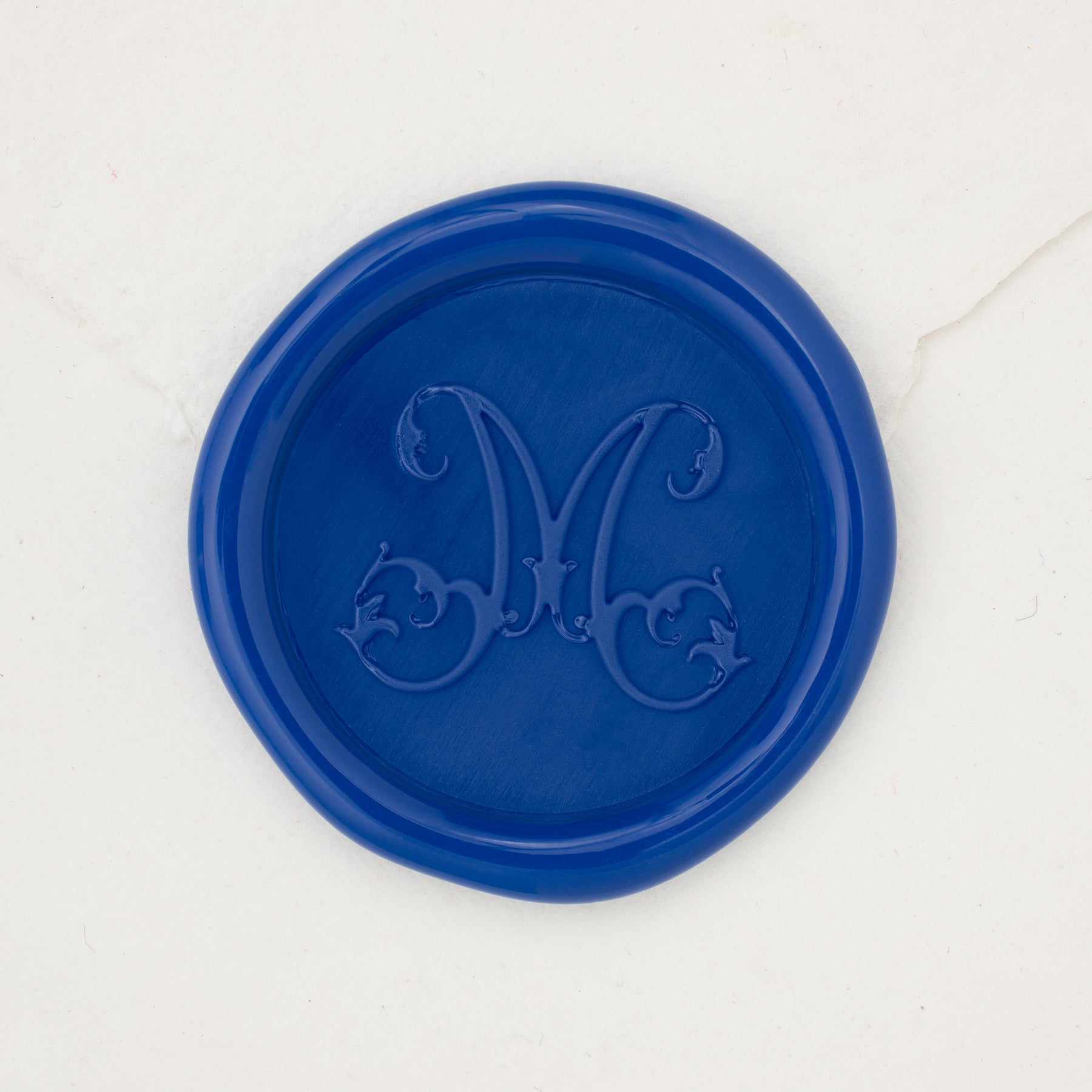Blue Glass Wax Seal & Calligraphy Pen & Ink Set – Nostalgic Impressions