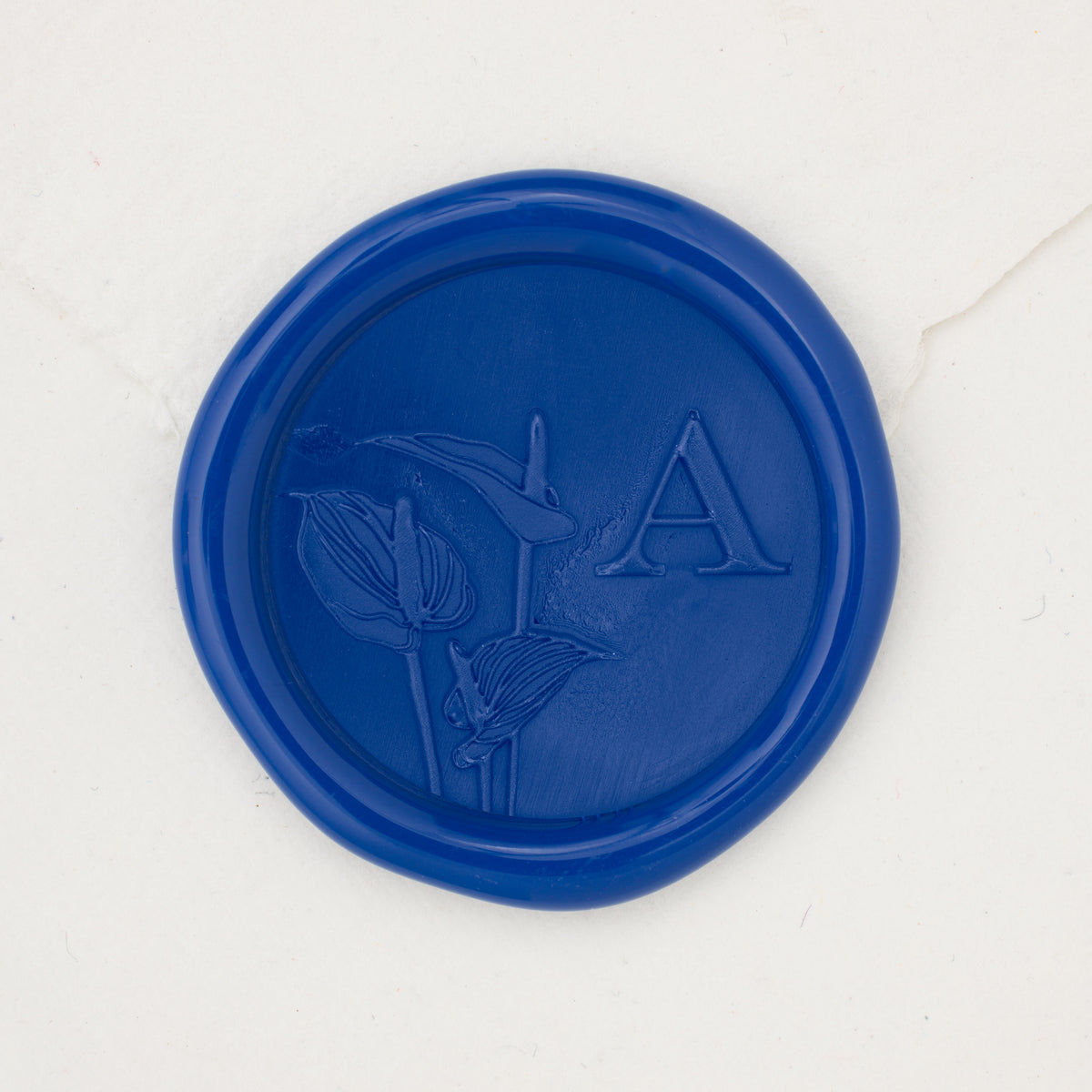 Anthurium Single Initial Wax Seals