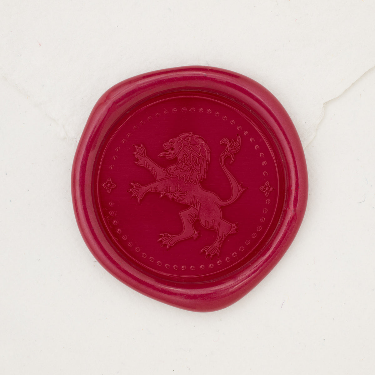 Leo Crest Wax Seals