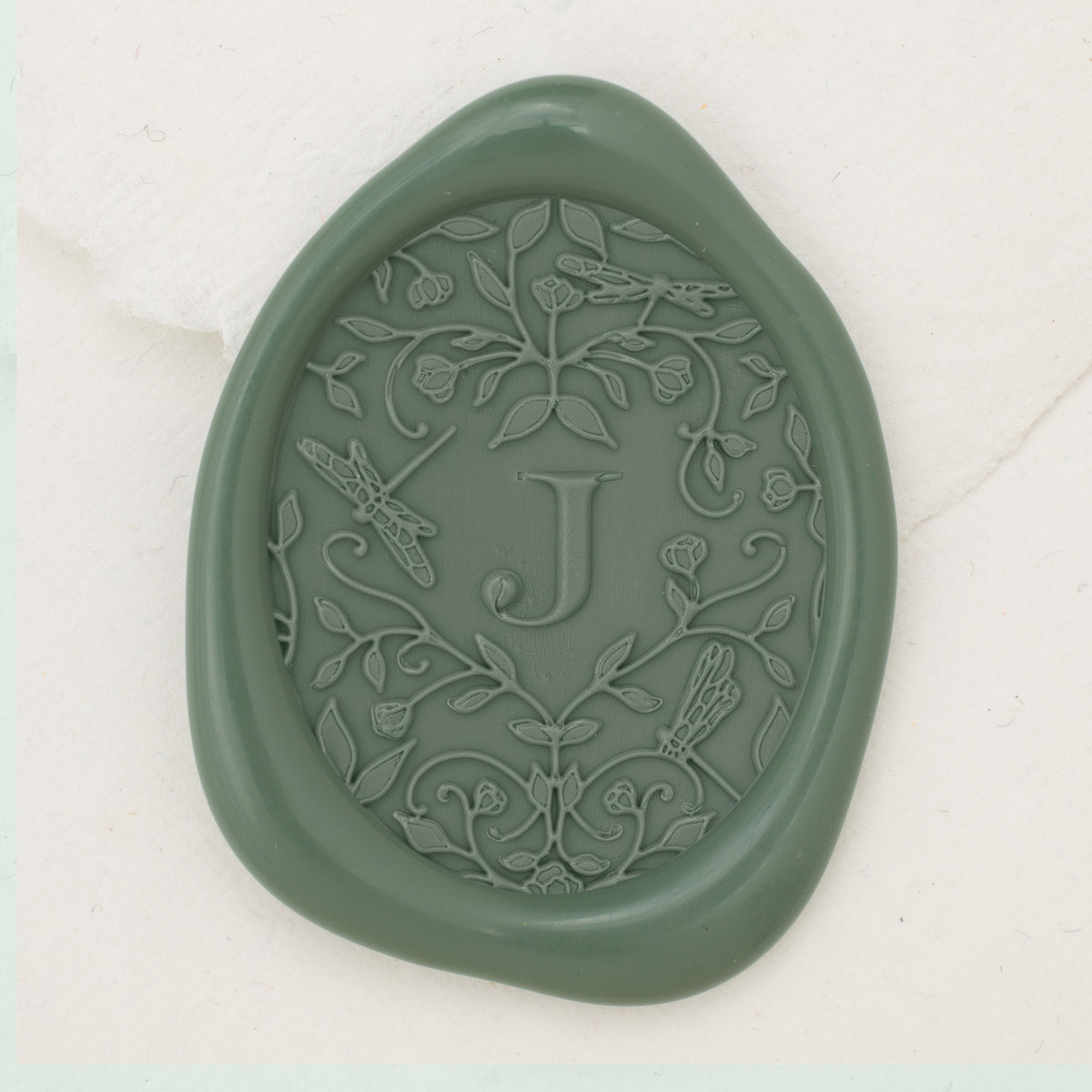 June Single Initial Wax Seals