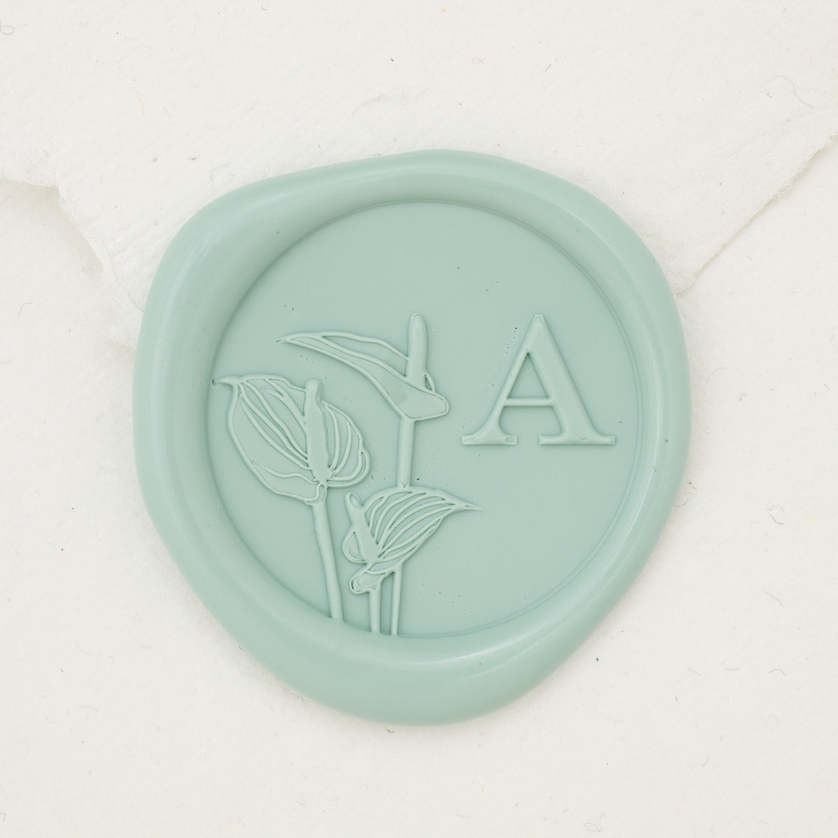 Anthurium Single Initial Wax Seals