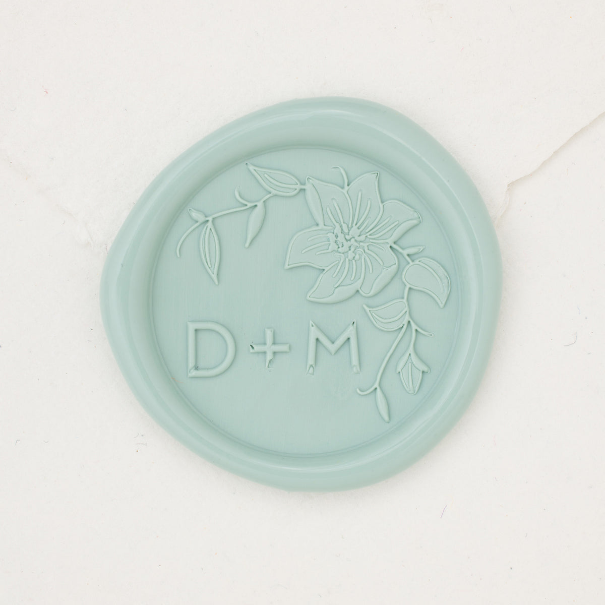 Clematis Monogram Wax Seals