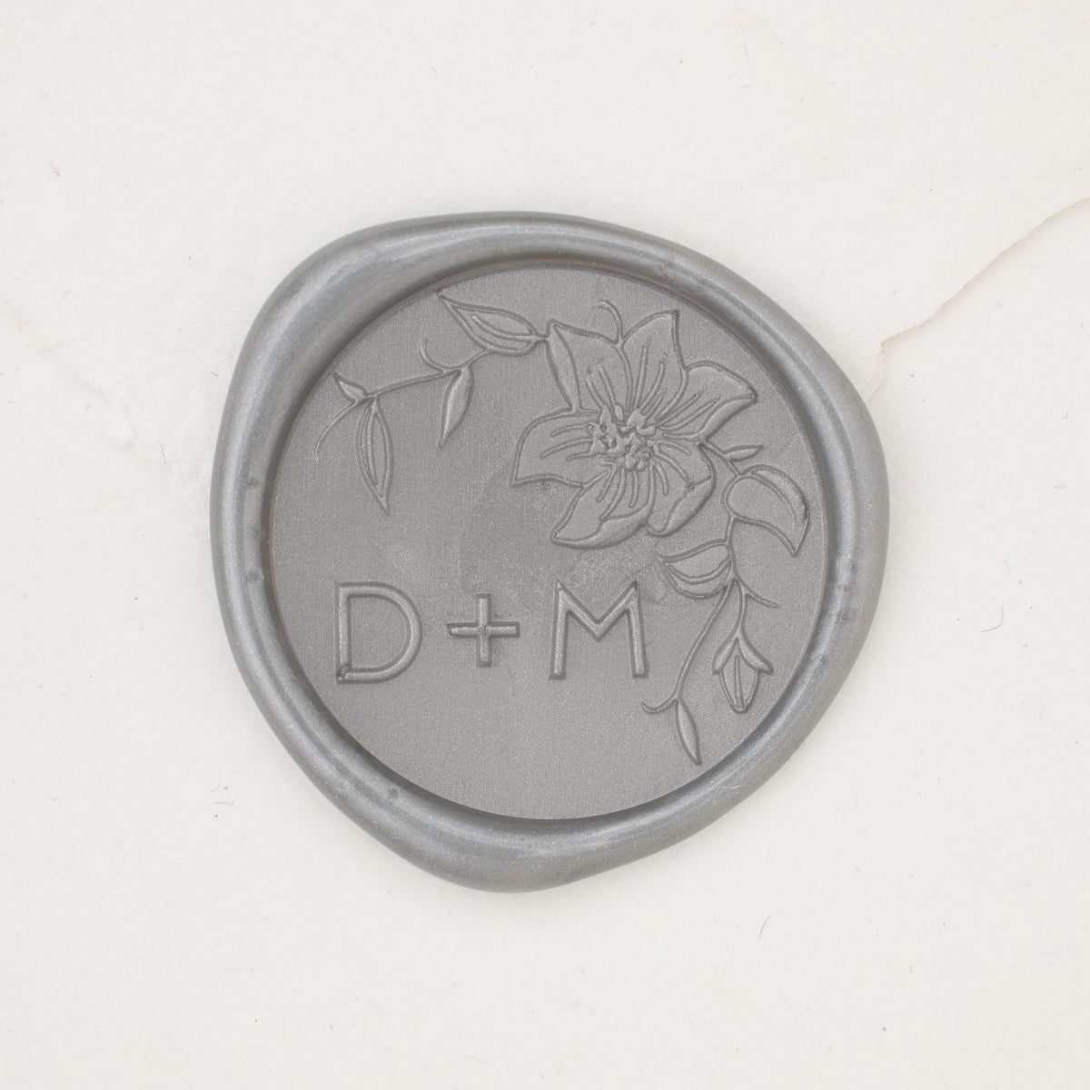 Clematis Monogram Wax Seals