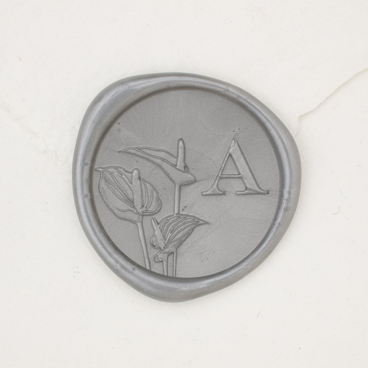 Anthurium Single Initial Wax Seals