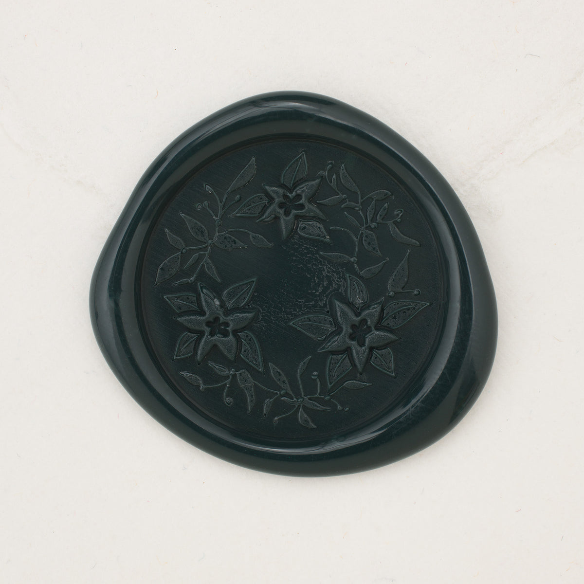 Poinsettia Wreath Wax Seals