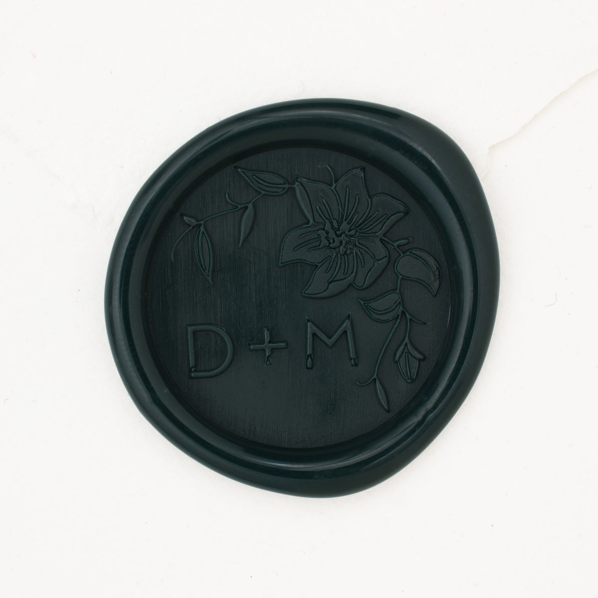 Clematis Monogram Wax Seals