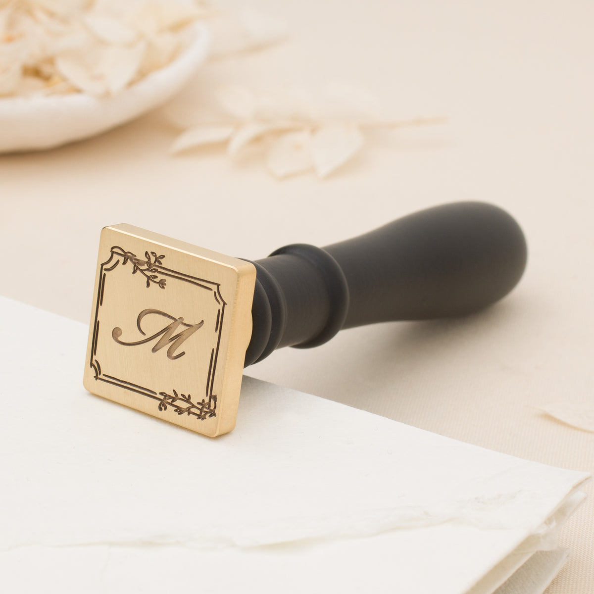 Tabula Rasa Single Initial Wax Stamp