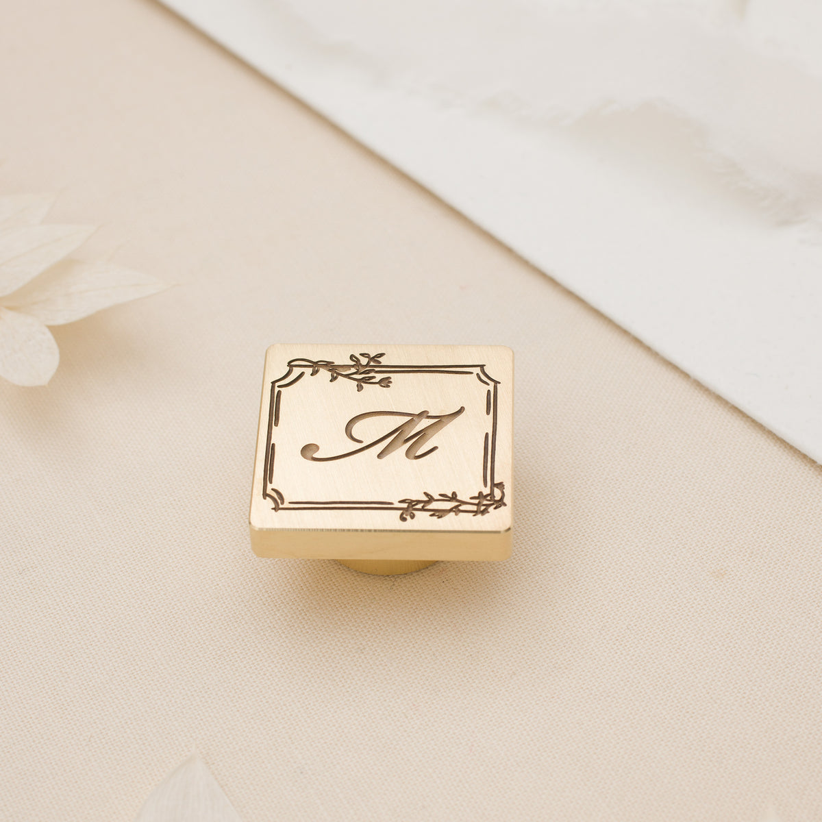 Tabula Rasa Single Initial Wax Stamp