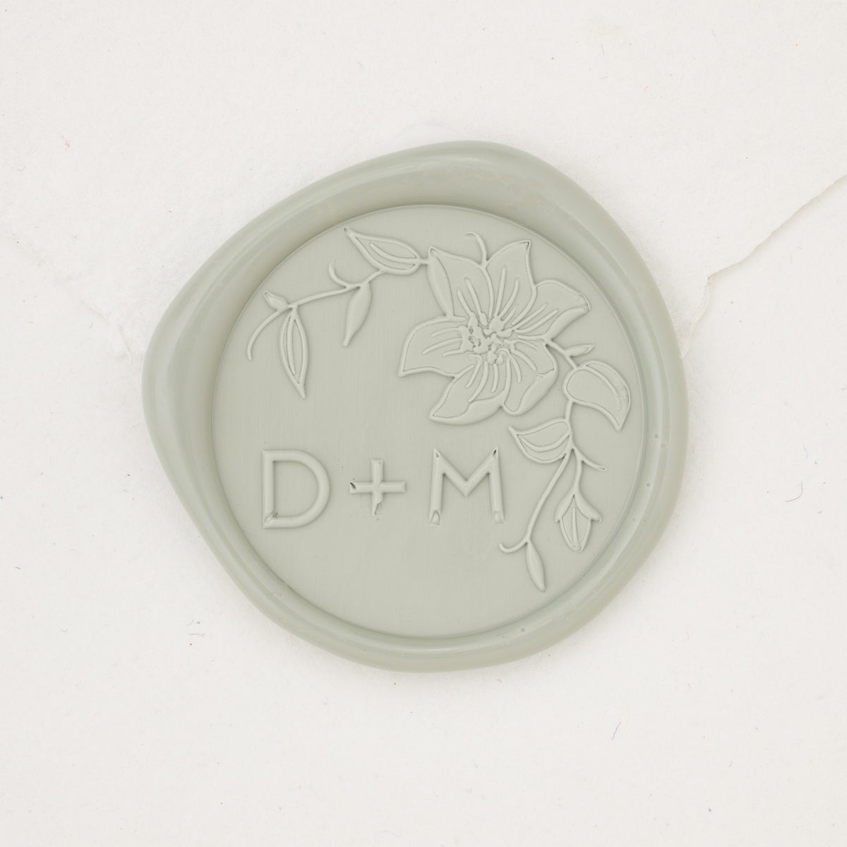 Clematis Monogram Wax Seals