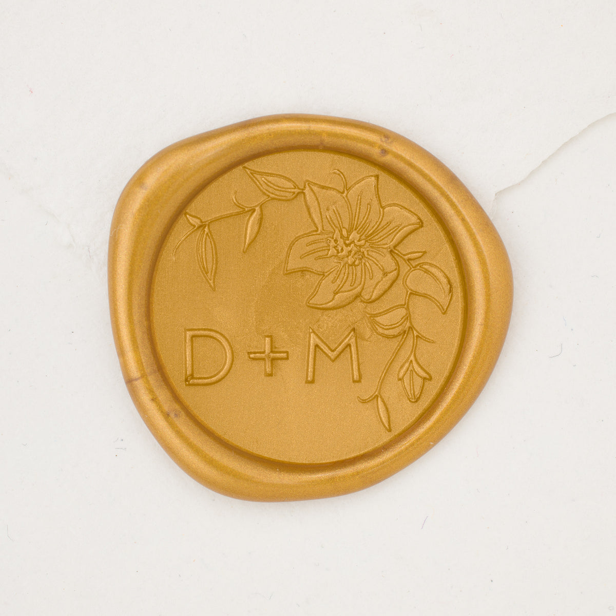 Clematis Monogram Wax Seals