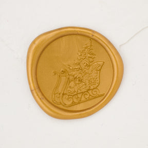 Sleigh Wax Seal in Gold (pack of 25) Wax Seals, Pack of 25 by