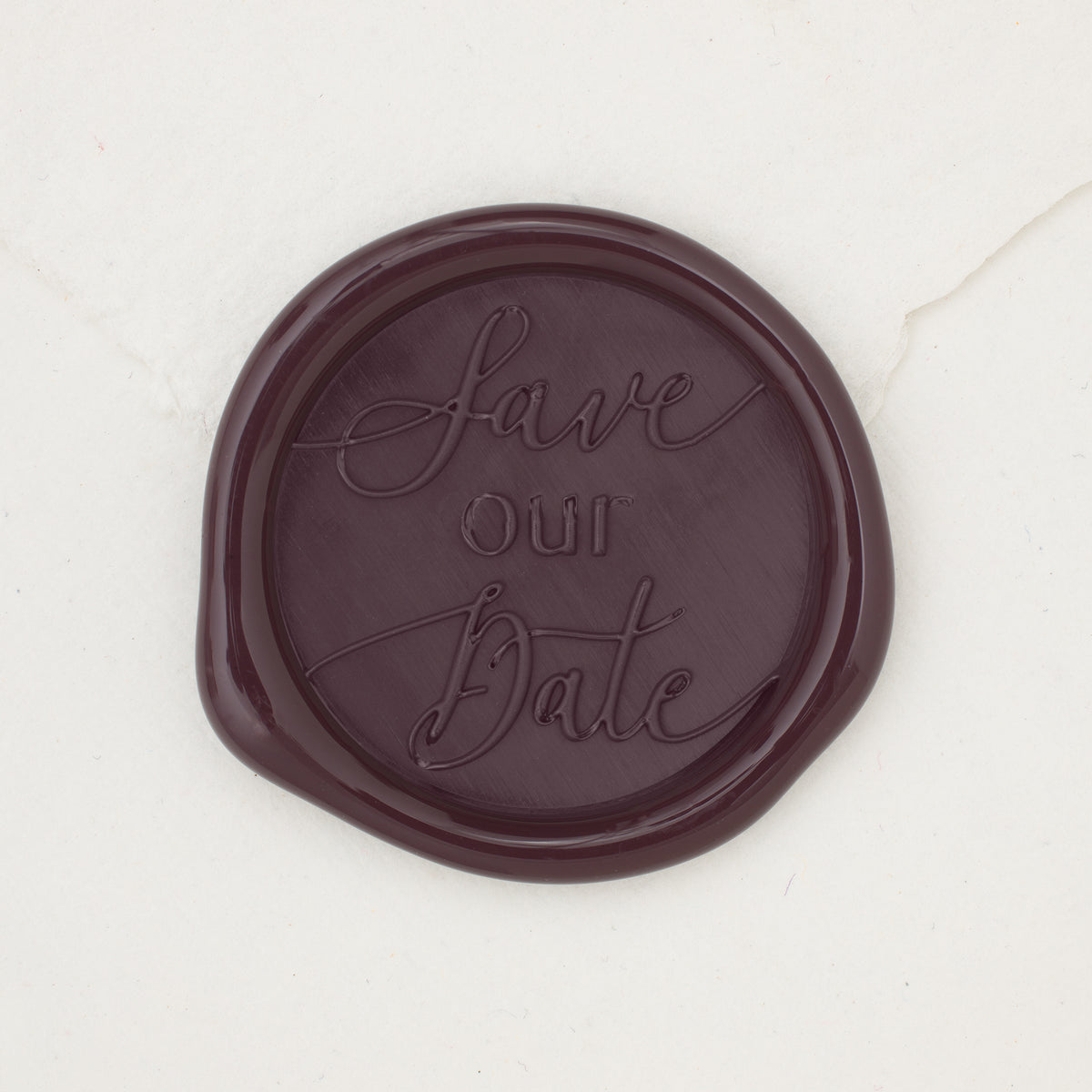 Save Our Date Script Wax Seals