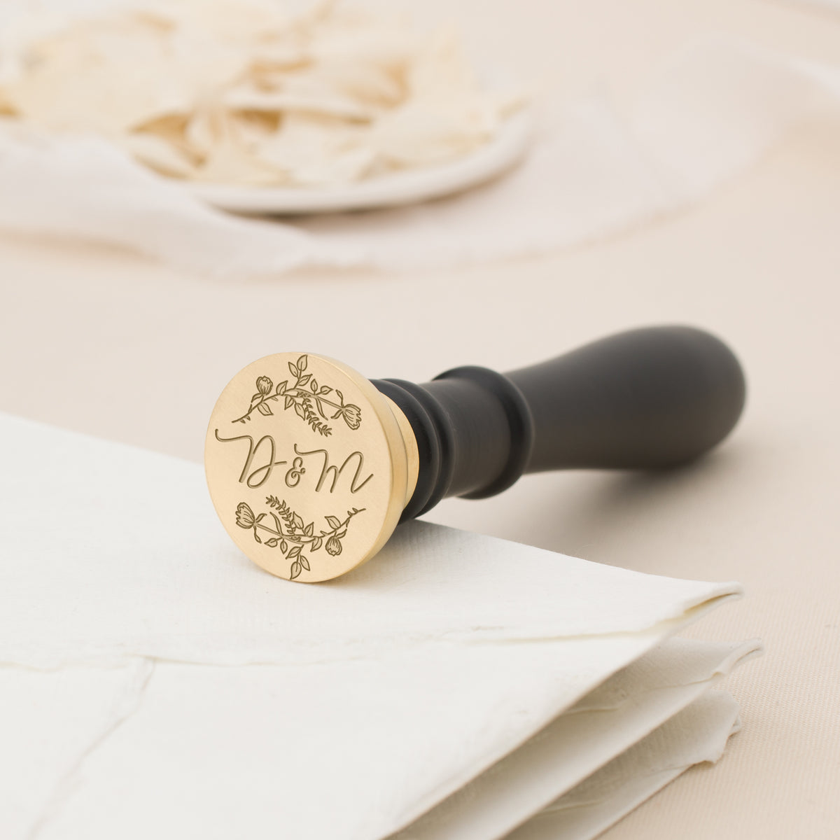 Vivian Monogram Wax Stamp