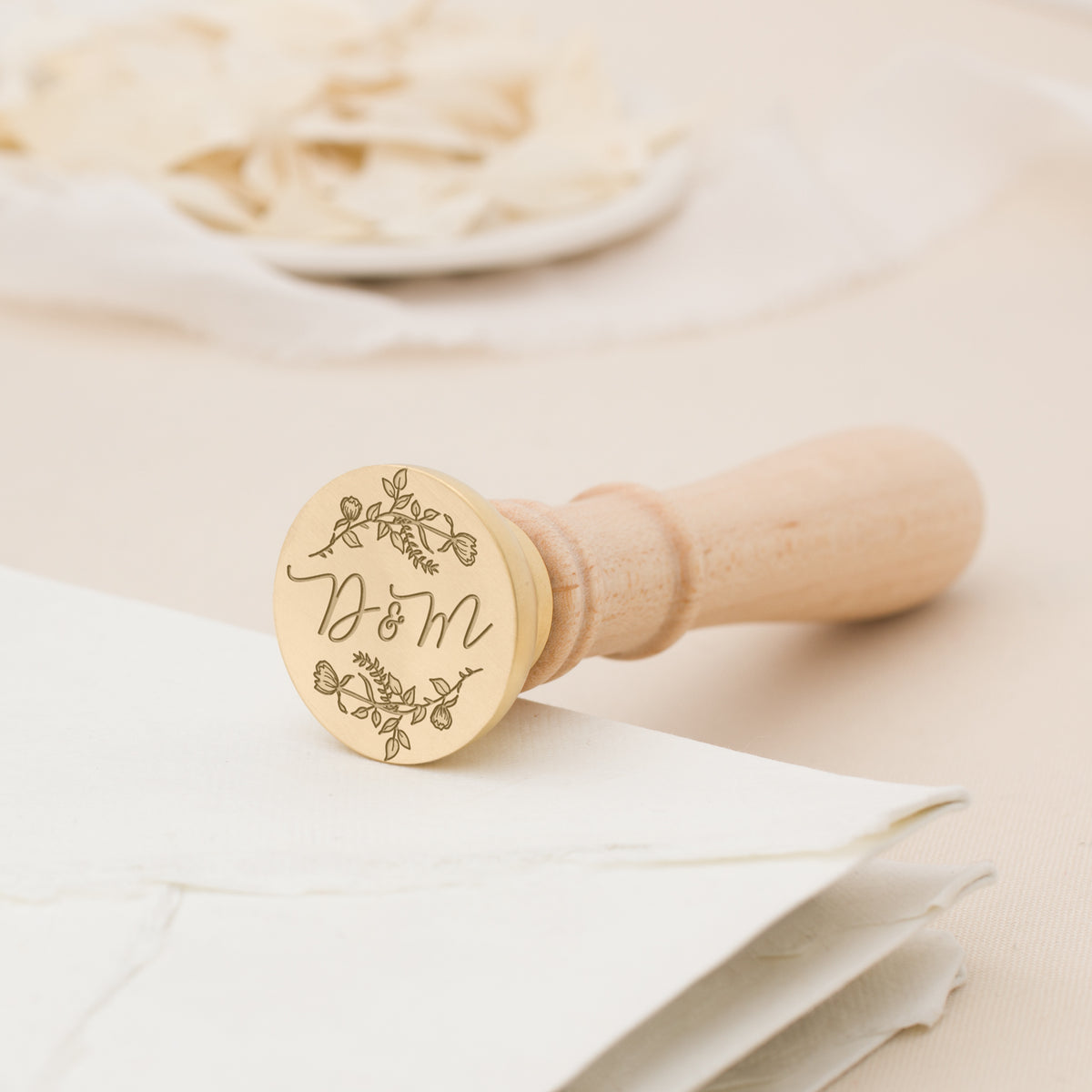 Vivian Monogram Wax Stamp